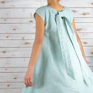 LD1701/Linen Dress/Washed/ Textured/100% LINEN/LINEN dress